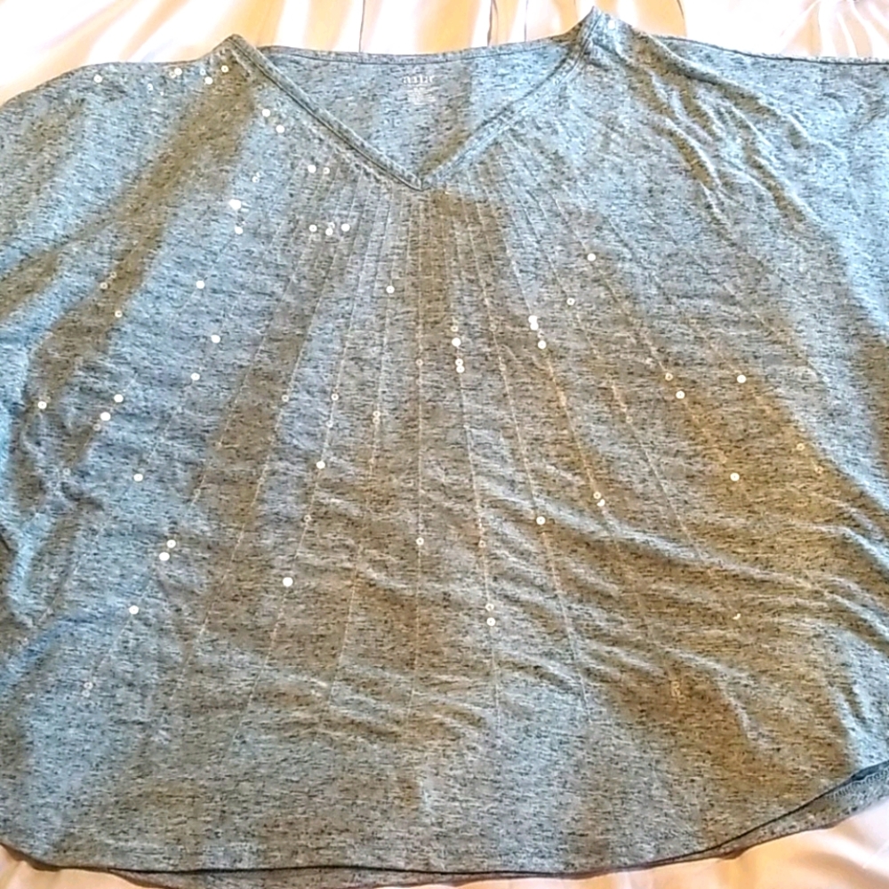 a.n.a. Women's V-neck Top, Sz XL